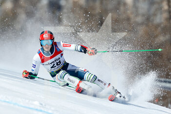 2021-02-19 - Stefan Hadalin (SLO) crashes during the first run but is able to qualify for the second run - 2021 FIS ALPINE WORLD SKI CHAMPIONSHIPS - GIANT SLALOM - MEN - ALPINE SKIING - WINTER SPORTS