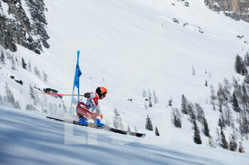 2021-02-19 - Kostantin Stoilov (BUL) in action under the Dolomites - 2021 FIS ALPINE WORLD SKI CHAMPIONSHIPS - GIANT SLALOM - MEN - ALPINE SKIING - WINTER SPORTS