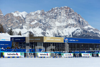 2021-02-19 - Tofana Lounge Cortina 2021 and finish area - 2021 FIS ALPINE WORLD SKI CHAMPIONSHIPS - GIANT SLALOM - MEN - ALPINE SKIING - WINTER SPORTS