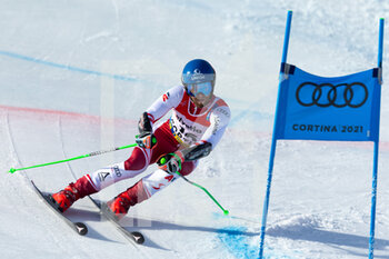 2021-02-19 - Marco Schwarz (AUT) finishes 3rd - 2021 FIS ALPINE WORLD SKI CHAMPIONSHIPS - GIANT SLALOM - MEN - ALPINE SKIING - WINTER SPORTS