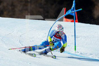 2021-02-19 - Luca De Aliprandini (ITA) confirms his 2nd position and is on the podium - 2021 FIS ALPINE WORLD SKI CHAMPIONSHIPS - GIANT SLALOM - MEN - ALPINE SKIING - WINTER SPORTS