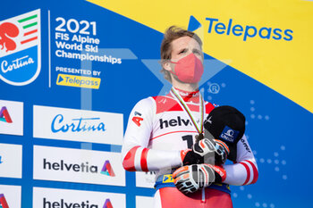 2021-02-19 - Marco Schwarz (AUT) on the podium - 2021 FIS ALPINE WORLD SKI CHAMPIONSHIPS - GIANT SLALOM - MEN - ALPINE SKIING - WINTER SPORTS