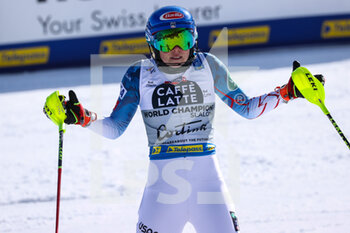 2021-02-20 - SHIFFRIN Mikaela (USA) Bronze Medal - 2021 FIS ALPINE WORLD SKI CHAMPIONSHIPS - SLALOM - WOMEN - ALPINE SKIING - WINTER SPORTS