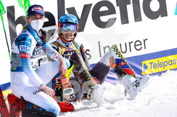 2021-02-20 - SHIFFRIN Mikaela (USA) - VLHOVA Petra (SVK) - 2021 FIS ALPINE WORLD SKI CHAMPIONSHIPS - SLALOM - WOMEN - ALPINE SKIING - WINTER SPORTS
