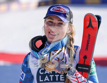 2021-02-20 - SHIFFRIN Mikaela (USA) Bronz Medal Credits:  - 2021 FIS ALPINE WORLD SKI CHAMPIONSHIPS - SLALOM - WOMEN - ALPINE SKIING - WINTER SPORTS