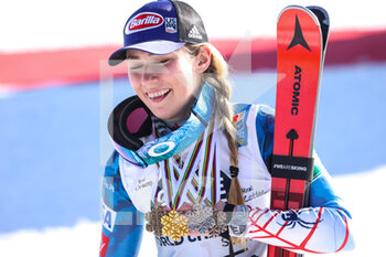 2021-02-20 - SHIFFRIN Mikaela (USA) Bronze Medal - 2021 FIS ALPINE WORLD SKI CHAMPIONSHIPS - SLALOM - WOMEN - ALPINE SKIING - WINTER SPORTS
