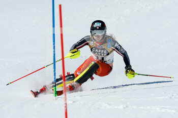 2021-02-20 - Erin Mielzynski (CAN) in action - 2021 FIS ALPINE WORLD SKI CHAMPIONSHIPS - SLALOM - WOMEN - ALPINE SKIING - WINTER SPORTS