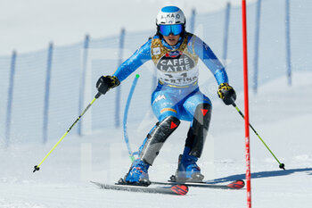 2021-02-20 - Irene Curtoni (ITA) in action - 2021 FIS ALPINE WORLD SKI CHAMPIONSHIPS - SLALOM - WOMEN - ALPINE SKIING - WINTER SPORTS
