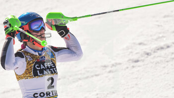 2021-02-20 - Slovakian Petra Vlhova reacts after crosses the finish line for his Silver medal - 2021 FIS ALPINE WORLD SKI CHAMPIONSHIPS - SLALOM - WOMEN - ALPINE SKIING - WINTER SPORTS