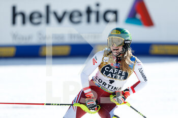 2021-02-20 - Katharina Liensberger (AUT) finishes in 1st position and wins the gold medal in Slalom - 2021 FIS ALPINE WORLD SKI CHAMPIONSHIPS - SLALOM - WOMEN - ALPINE SKIING - WINTER SPORTS