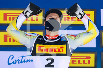 2021-02-21 - Sebastian FOSS-SOLEVAAG (NOR) the winner of men's SL in Cortina d'Ampezzo - 2021 FIS ALPINE WORLD SKI CHAMPIONSHIPS - SLALOM - MEN - ALPINE SKIING - WINTER SPORTS