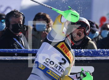2021-02-21 - 2021 FIS ALPINE WORLD SKI CHAMPIONSHIPS, SL MEN
Cortina D'Ampezzo, Veneto, Italy
2021-02-21 - Sunday
Image shows 
FOSS-SOLEVAAG Sebastian (NOR) Gold Medal  - 2021 FIS ALPINE WORLD SKI CHAMPIONSHIPS - SLALOM - MEN - ALPINE SKIING - WINTER SPORTS