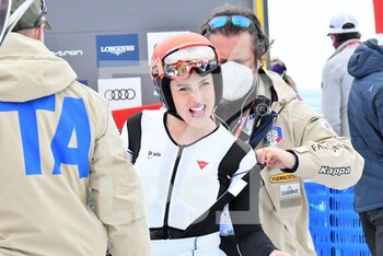 2021-02-27 - Federica Brignone (ITA) - 2021 AUDI FIS SKI WORLD CUP VAL DI FASSA - DOWNHILL WOMEN - ALPINE SKIING - WINTER SPORTS