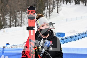 2021-02-27 - Kira Wiedle  (9 GER) - 2021 AUDI FIS SKI WORLD CUP VAL DI FASSA - DOWNHILL WOMEN - ALPINE SKIING - WINTER SPORTS