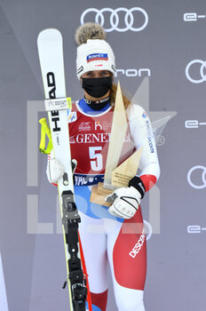 2021-02-27 - Corinne Suter second place - 2021 AUDI FIS SKI WORLD CUP VAL DI FASSA - DOWNHILL WOMEN - ALPINE SKIING - WINTER SPORTS