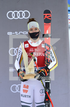 2021-02-27 - Kira Weidle third place - 2021 AUDI FIS SKI WORLD CUP VAL DI FASSA - DOWNHILL WOMEN - ALPINE SKIING - WINTER SPORTS