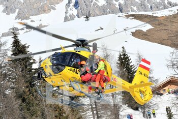 2021-02-28 - helicopter rescues Kajsa Vickhoff  LIE (NOR= - 2021 AUDI FIS SKI WORLD CUP VAL DI FASSA - SUPERG WOMEN - ALPINE SKIING - WINTER SPORTS