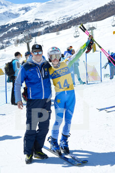 2021-03-24 - Happiness of Marta Bassino the winner of Giant Slalom - CAMPIONATI ITALIANI ASSOLUTI DI SCI ALPINO 2021 - ALPINE SKIING - WINTER SPORTS