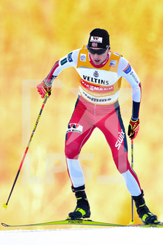 2020-01-10 - Il norvegese Magnus Jarl Riiber in azione, 1°cl. nella gara individuale di Combinata Nordica. - FIS COPPA DEL MONDO - COMBINATA NORDICA - NORDIC SKIING - WINTER SPORTS