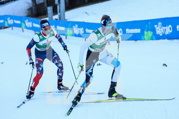 2020-01-10 - ILVES Kristjan EST seguito da ceco PAZOUT Ondrej - FIS COPPA DEL MONDO - COMBINATA NORDICA - NORDIC SKIING - WINTER SPORTS