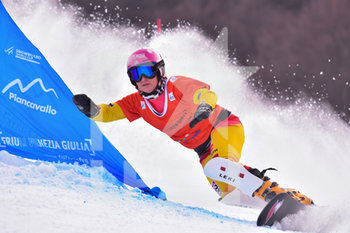 2020-01-25 - L' atleta tedesca Theresia Ramona Hofmeister, 3a cl, in azione - FIS SNOWBOARD WORLD CUP - SLALOM PARALLELO PSL - SNOWBOARD - WINTER SPORTS