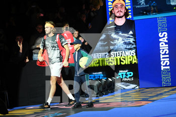 2019-11-11 - Stefanos Tsitsipas (GRE) - NITTO ATP FINALS - SINGLES - DANIIL MEDVEDEV VS STEFANOS TSITSIPAS - INTERNATIONALS - TENNIS