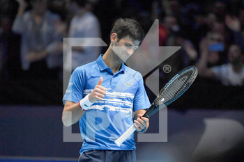 2019-11-13 - Novac Djokovic (SRB) - NITTO ATP FINAL NOVAK ĐJOKOVIC VS DOMINIC THIEM - (NOVAK ĐOKOVIC) - INTERNATIONALS - TENNIS