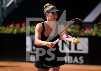2020-09-14 - Gabriela Dabrowski of Canada in action during the final qualifying round at the 2020 Internazionali BNL d'Italia WTA Premier 5 tennis tournament on September 13, 2020 at Foro Italico in Rome, Italy - Photo Rob Prange / Spain DPPI / DPPI - INTERNAZIONALI BNL D'ITALIA 2020 - INTERNATIONALS - TENNIS