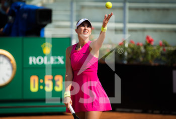 2020-09-16 - Belinda Bencic of Switzerland in action during her second round match at the 2020 Internazionali BNL d'Italia WTA Premier 5 tennis tournament on September 16, 2020 at Foro Italico in Rome, Italy - Photo Rob Prange / Spain DPPI / DPPI - INTERNAZIONALI BNL D'ITALIA 2020 - INTERNATIONALS - TENNIS