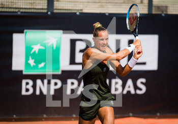 2020-09-17 - Arantxa Rus of the Netherlands in action during her second-round match at the 2020 Internazionali BNL d'Italia WTA Premier 5 tennis tournament on September 17, 2020 at Foro Italico in Rome, Italy - Photo Rob Prange / Spain DPPI / DPPI - INTERNAZIONALI BNL D'ITALIA 2020 - INTERNATIONALS - TENNIS