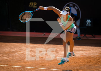 2020-09-18 - Danka Kovinic of Montenegro in action during her third-round match at the 2020 Internazionali BNL d'Italia WTA Premier 5 tennis tournament on September 18, 2020 at Foro Italico in Rome, Italy - Photo Rob Prange / Spain DPPI / DPPI - INTERNAZIONALI BNL D'ITALIA - INTERNATIONALS - TENNIS