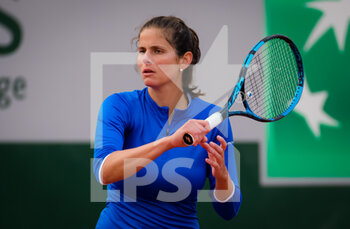 2020-09-25 - Julia Goerges of Germany during practice before the start of the Roland Garros 2020, Grand Slam tennis tournament, Qualifying, on September 25, 2020 at Roland Garros stadium in Paris, France - Photo Rob Prange / Spain DPPI / DPPI - ROLAND GARROS 2020, GRAND SLAM TENNIS TOURNAMENT, QUALIFYING - INTERNATIONALS - TENNIS
