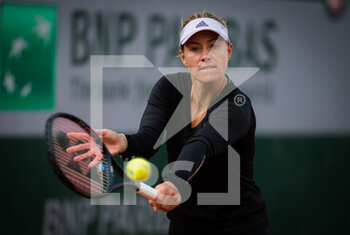2020-09-26 - Angelique Kerber of Germany during practice before the start of the Roland Garros 2020, Grand Slam tennis tournament, Qualifying, on September 26, 2020 at Roland Garros stadium in Paris, France - Photo Rob Prange / Spain DPPI / DPPI - ROLAND GARROS 2020, GRAND SLAM TOURNAMENT - QUALIFYING - INTERNATIONALS - TENNIS