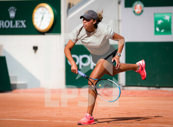 2020-09-26 - Madison Keys of the United States during practice before the start of the Roland Garros 2020, Grand Slam tennis tournament, Qualifying, on September 26, 2020 at Roland Garros stadium in Paris, France - Photo Rob Prange / Spain DPPI / DPPI - ROLAND GARROS 2020, GRAND SLAM TOURNAMENT - QUALIFYING - INTERNATIONALS - TENNIS