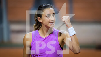 2020-09-29 - Petra Martic of Croatia in action during the first round at the Roland Garros 2020, Grand Slam tennis tournament, on September 29, 2020 at Roland Garros stadium in Paris, France - Photo Rob Prange / Spain DPPI / DPPI - ROLAND GARROS 2020, GRAND SLAM TOURNAMENT - INTERNATIONALS - TENNIS