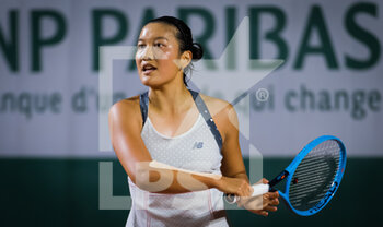 2020-09-29 - Harmony Tan of France in action during the first round at the Roland Garros 2020, Grand Slam tennis tournament, on September 29, 2020 at Roland Garros stadium in Paris, France - Photo Rob Prange / Spain DPPI / DPPI - ROLAND GARROS 2020, GRAND SLAM TOURNAMENT - INTERNATIONALS - TENNIS