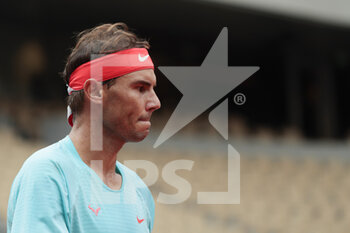 2020-09-30 - Rafael Nadal (ESP) during the Roland Garros 2020, Grand Slam tennis tournament, on September 30, 2020 at Roland Garros stadium in Paris, France - Photo Stephane Allaman / DPPI - ROLAND GARROS 2020, GRAND SLAM TOURNAMENT - INTERNATIONALS - TENNIS