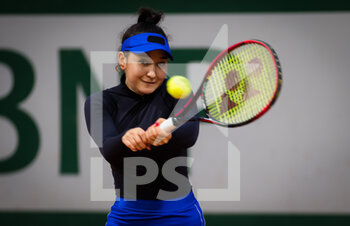 2020-10-04 - Eva Lys of Germany in action during the Juniors competition at the Roland Garros 2020, Grand Slam tennis tournament, on October 4, 2020 at Roland Garros stadium in Paris, France - Photo Rob Prange / Spain DPPI / DPPI - ROLAND GARROS 2020, GRAND SLAM TOURNAMENT - INTERNATIONALS - TENNIS