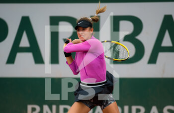 2020-10-06 - Alexandra Vecic of Germany in action during second round of the Juniors competition at the Roland Garros 2020, Grand Slam tennis tournament, on October 6, 2020 at Roland Garros stadium in Paris, France - Photo Rob Prange / Spain DPPI / DPPI - QUARTER-FINALS AT THE ROLAND GARROS 2020 - INTERNATIONALS - TENNIS