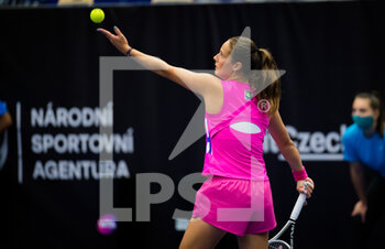 2020-10-19 - Daria Kasatkina of Russia in action against Elena Rybakina of Russia during the second round at the 2020 J&T Banka Ostrava Open WTA Premier tennis tournament on October 20, 2020 in Ostrava, Czech Republic - Photo Rob Prange / Spain DPPI / DPPI - 2020 J&T BANKA OSTRAVA OPEN WTA PREMIER - MONDAY - INTERNATIONALS - TENNIS
