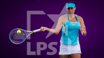 2021-02-27 - Andreja Klepac of Slovenia during the first qualifications round of the 2021 Qatar Total Open, WTA 500 tennis tournament on February 27, 2021 at the Khalifa International Tennis and Squash Complex in Doha, Qatar - Photo Rob Prange / Spain DPPI / DPPI - 2021 QATAR TOTAL OPEN, WTA 500 TENNIS TOURNAMENT - INTERNATIONALS - TENNIS