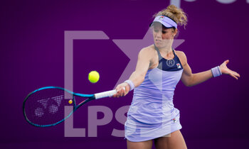 2021-02-27 - Laura Siegemund of Germany during the first qualifications round of the 2021 Qatar Total Open, WTA 500 tennis tournament on February 27, 2021 at the Khalifa International Tennis and Squash Complex in Doha, Qatar - Photo Rob Prange / Spain DPPI / DPPI - 2021 QATAR TOTAL OPEN, WTA 500 TENNIS TOURNAMENT - INTERNATIONALS - TENNIS