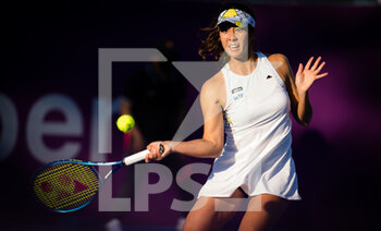 2021-02-27 - Ena Shibahara of Japan during the first qualifications round of the 2021 Qatar Total Open, WTA 500 tennis tournament on February 27, 2021 at the Khalifa International Tennis and Squash Complex in Doha, Qatar - Photo Rob Prange / Spain DPPI / DPPI - 2021 QATAR TOTAL OPEN, WTA 500 TENNIS TOURNAMENT - INTERNATIONALS - TENNIS