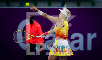 2021-02-28 - Bethanie Mattek-Sands of the United States during the second qualifications round of the 2021 Qatar Total Open, WTA 500 tennis tournament on February 28, 2021 at the Khalifa International Tennis and Squash Complex in Doha, Qatar - Photo Rob Prange / Spain DPPI / DPPI - 2021 QATAR TOTAL OPEN, WTA 500 TENNIS TOURNAMENT - INTERNATIONALS - TENNIS