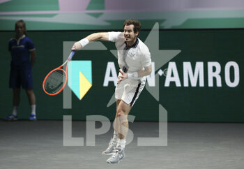 2021-03-01 - Andy Murray of Great Britain during day 1 of the 48th ABN AMRO World Tennis Tournament, an ATP Tour 500 tournament on March 1, 2021 at the Rotterdam Ahoy in Rotterdam, Netherlands - Photo Jean Catuffe / DPPI - ABN AMRO WORLD TENNIS TOURNAMENT 2021, ATP 500 TOURNAMENT - INTERNATIONALS - TENNIS