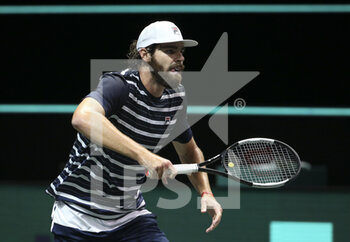 2021-03-01 - Reilly Opelka of USA during day 1 of the 48th ABN AMRO World Tennis Tournament, an ATP Tour 500 tournament on March 1, 2021 at the Rotterdam Ahoy in Rotterdam, Netherlands - Photo Jean Catuffe / DPPI - ABN AMRO WORLD TENNIS TOURNAMENT 2021, ATP 500 TOURNAMENT - INTERNATIONALS - TENNIS