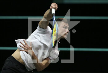 2021-03-01 - Marton Fuckowics of Hungary during day 1 of the 48th ABN AMRO World Tennis Tournament, an ATP Tour 500 tournament on March 1, 2021 at the Rotterdam Ahoy in Rotterdam, Netherlands - Photo Jean Catuffe / DPPI - ABN AMRO WORLD TENNIS TOURNAMENT 2021, ATP 500 TOURNAMENT - INTERNATIONALS - TENNIS