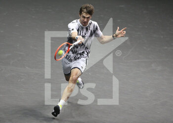 2021-03-01 - Egor Gerasimov of Belarus during day 2 of the 48th ABN AMRO World Tennis Tournament, an ATP Tour 500 tournament on March 2, 2021 at the Rotterdam Ahoy in Rotterdam, Netherlands - Photo Jean Catuffe / DPPI - ABN AMRO WORLD TENNIS TOURNAMENT 2021, ATP 500 TOURNAMENT - INTERNATIONALS - TENNIS