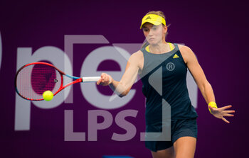 2021-03-02 - Elena Rybakina of Kazakhstan during her first round match at the 2021 Qatar Total Open, WTA 500 tennis tournament on March 2, 2021 at the Khalifa International Tennis and Squash Complex in Doha, Qatar - Photo Rob Prange / Spain DPPI / DPPI - 2021 QATAR TOTAL OPEN, WTA 500 TENNIS TOURNAMENT - INTERNATIONALS - TENNIS