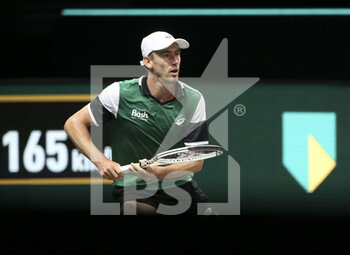 2021-03-02 - John Millman of Australia during day 2 of the 48th ABN AMRO World Tennis Tournament, an ATP Tour 500 tournament on March 2, 2021 at the Rotterdam Ahoy in Rotterdam, Netherlands - Photo Jean Catuffe / DPPI - 48TH ABN AMRO WORLD TENNIS TOURNAMENT ATP TOUR 500 - INTERNATIONALS - TENNIS